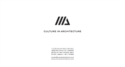 Desktop Screenshot of cultureinarchitecture.com